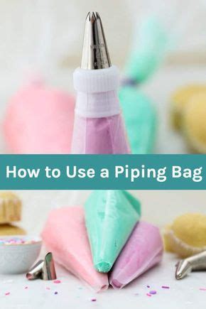 How to use a piping bag – Artofit