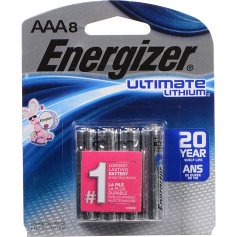 Energizer Ultimate Lithium AAA Batteries 57-EUL3A8D B&H Photo