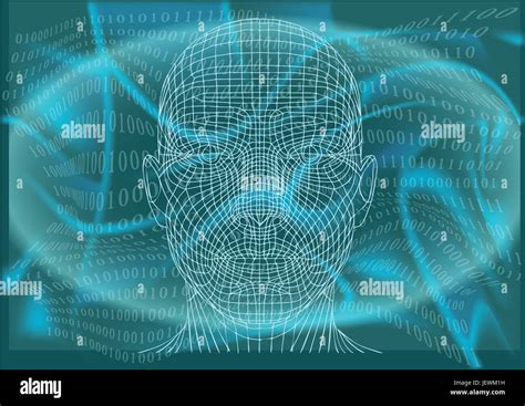 blue, space, electronics, industry, human, human being, person, communication Stock Vector Image ...