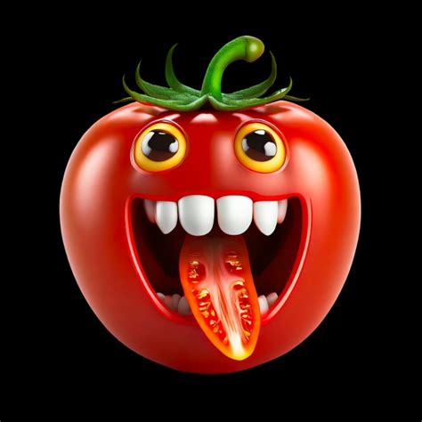 Tomato, Funny Cartoon, Vegetable Free Stock Photo - Public Domain Pictures