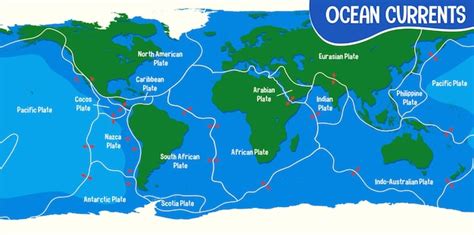 Ocean Currents Map For Kids