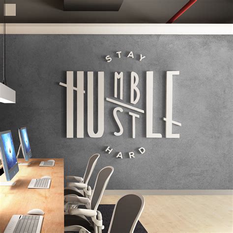 Humble 3D Office Wall Decor | Moonwallstickers.com