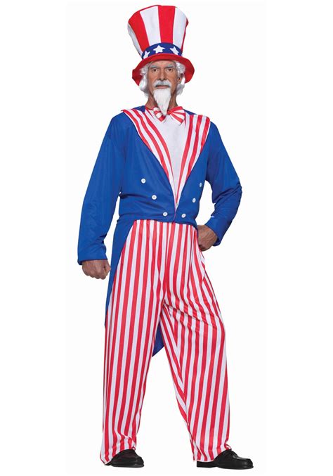 Plus Size Uncle Sam Costume 1X