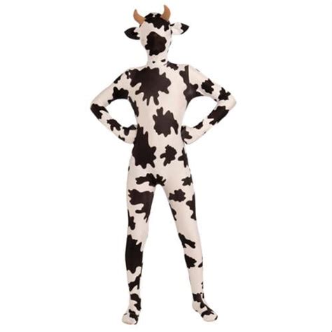 I'm Invisible Skin Costume Suit Cow Pattern Teen Standard - Walmart.com ...