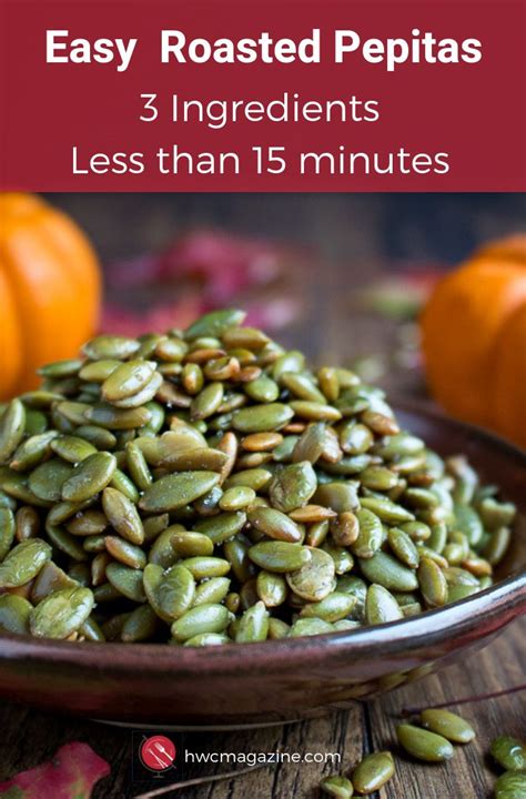 Easy Roasted Pepitas | Recipe | Pumpkin seed recipes roasted, Pumpkin seed recipes, Roasted ...