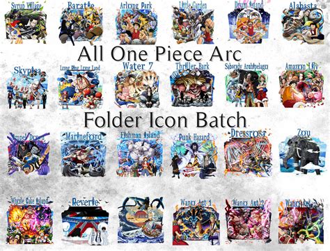 One Piece Arc Folder Icon Batch by bodskih on DeviantArt