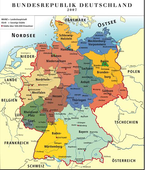 Maps of Germany | Detailed map of Germany in English | Tourist map of Germany | Road map of ...