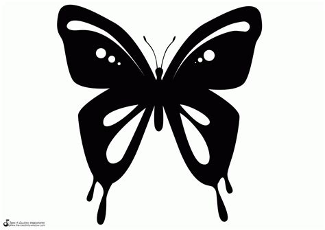 Beauty in Simplicity: Butterfly Silhouette Clipart for Your Design Projects