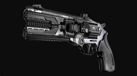 ArtStation - Sci-fi handgun, Gregory Trusov Sci Fi Weapons, Weapon Concept Art, Weapons Guns ...