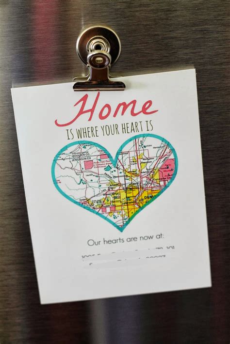 Moving Home Cards Template