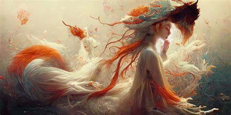 Fox Spirit: Human Form, WhimmY | Fox spirit, Ethereal art, Fantasy art ...