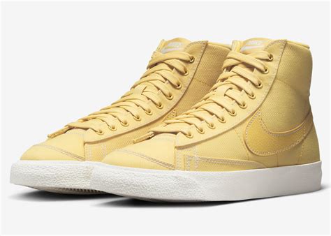 Nike Blazer Mid Yellow Canvas DX5550-700 | SBD