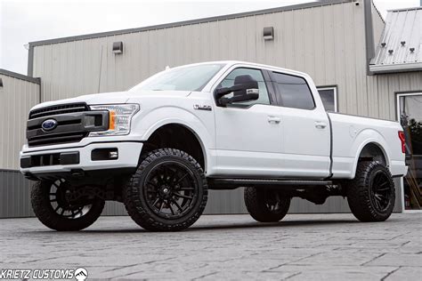 Lifted 2018 Ford F-150 XLT with 6 Inch Rough Country Suspension Lift Kit and 22×12 Fuel Rebel ...