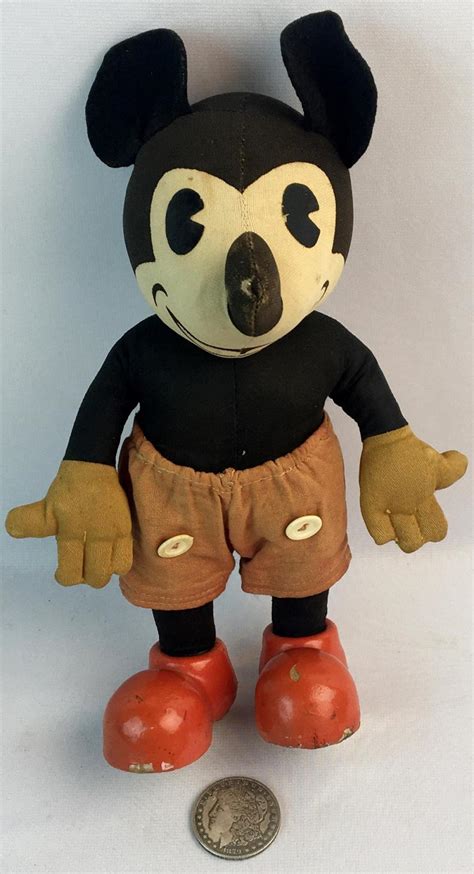 Sold at Auction: Vintage 1930's Mickey Mouse Doll w/ Composition Shoes ...