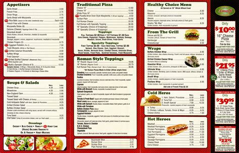 Whereisthemenu.net | Amalfi - Central Valley, NY 10917