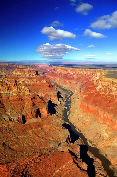 Colorado River Grand Canyon Aerial view Photograph by SGPhoto - Pixels