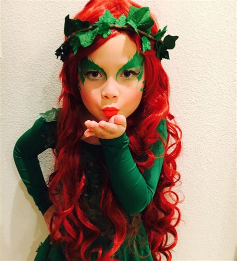 Poison Ivy will get you under her spell...watch out. DIY costume by me.