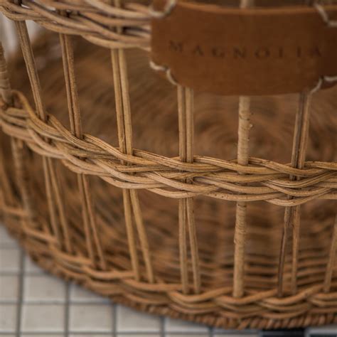 Rattan Open Weave Scarlett Basket | Magnolia