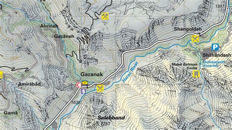 Damavand – climbing-map