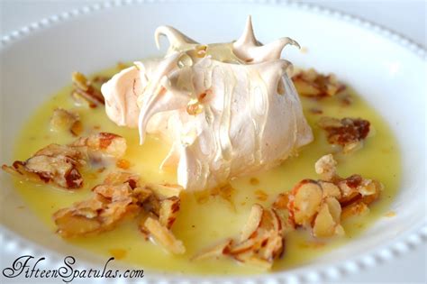 Ile Flottante: Meringue Clouds Floating in Creme Anglaise - Fifteen ...