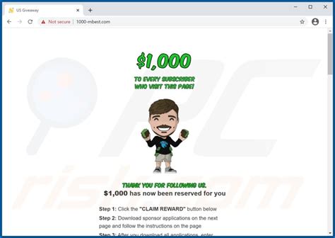 Mr Beast Giveaway POP-UP Scam - Removal and recovery steps (updated)