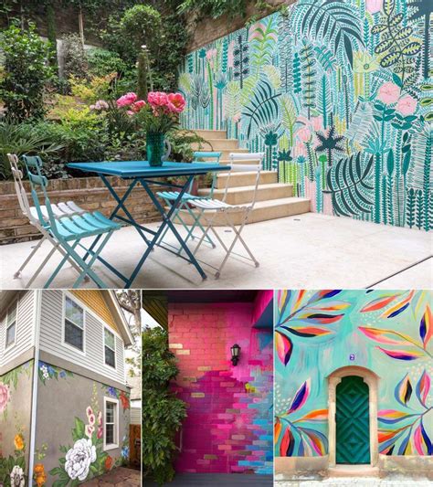 DIY Outdoor Wall Mural Ideas