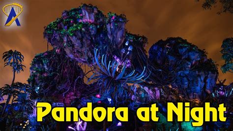 Pandora at Night - The World of Avatar at Disney's Animal Kingdom - YouTube