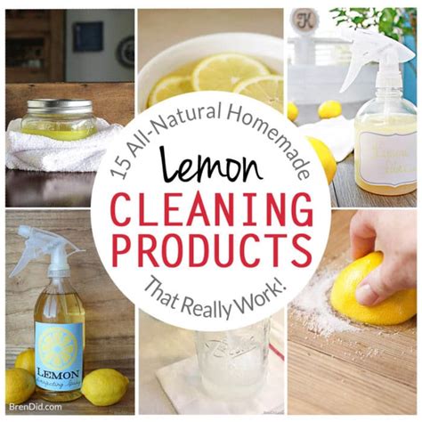 15 All-Natural Homemade Lemon Cleaning Products (That Really Work!) - Bren Did