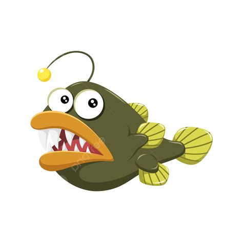 Anglerfish Vector Png Images Cute Anglerfish Anglerfish Bony Fish | The Best Porn Website