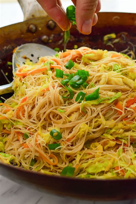 Rice Vermicelli Stir-Fry - Cilantro and Citronella