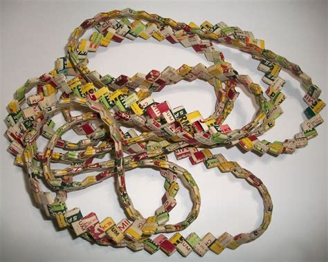 Dull Tool Dim Bulb: Folk Art Tramp Art Chewing Gum Wrapper Chain Collection Jim Linderman