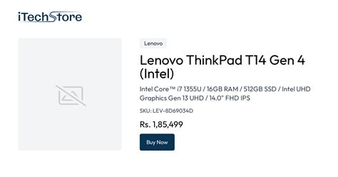 Lenovo ThinkPad T14 Gen 4 (Intel) - iTechStore