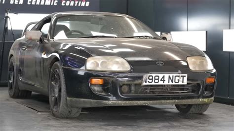 Toyota Supra Mk4 Not Washed In Years Is A Challenging Detailing Project