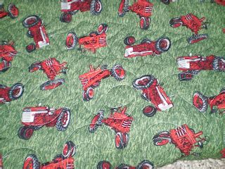 Down To Sew: Half-Way Point! #26 Red Tractor Quilt