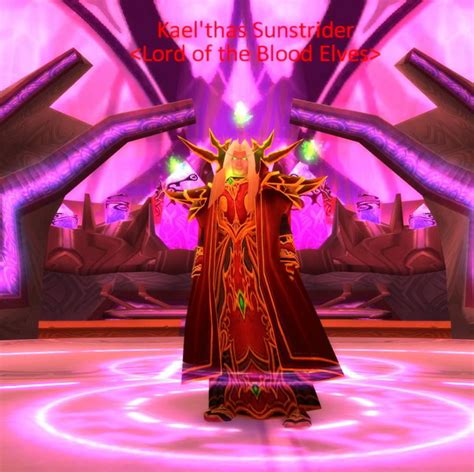 Kael'thas Sunstrider - WoWWiki - Your guide to the World of Warcraft