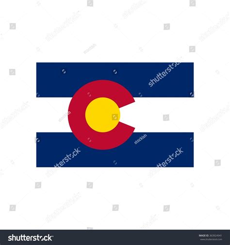 Colorado Flag Logo Vector Stock Vector (Royalty Free) 363924941 | Shutterstock