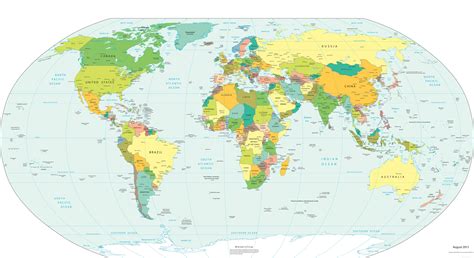 Countries Of The World Map - Selma Danyelle