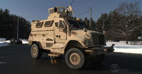 Not your typical police car: Military vehicles put to new use back in U.S. - CBS News