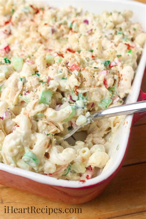 Cold Chicken Macaroni Salad | I Heart Recipes