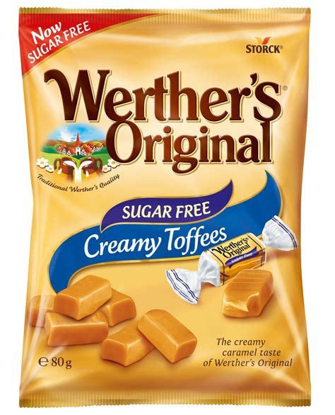 Werther's Original Sugar Free Creamy Toffees | The Skinny Food Co - theskinnyfoodco