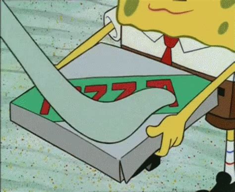 Spongebob Pizza GIF - Spongebob Pizza Surprise - Discover & Share GIFs