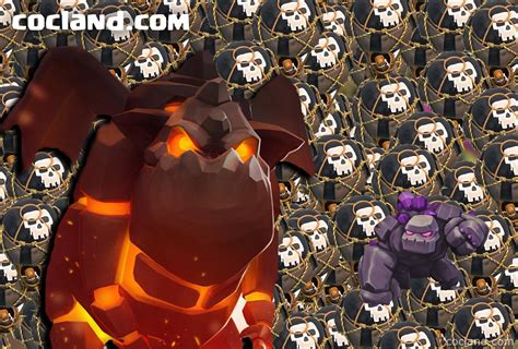 Lava Hound + Balloon + Golem Attack Strategy | Clash of Clans Land