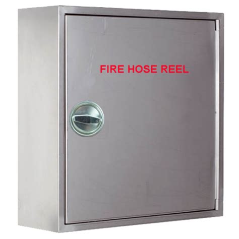 HOSE REEL CABINET – STAINLESS STEEL – Firefighters