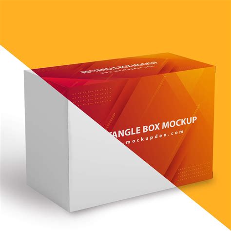 Free Rectangle Box Mockup PSD Template - Mockup Den