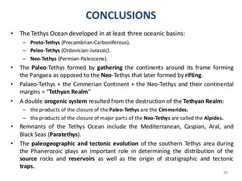 Evolution of Tethys Ocean