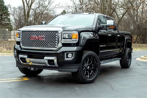 Used 2015 GMC Sierra 3500HD Denali 4x4 Duramax Diesel *LIFTED* For Sale ($42,800) | Chicago ...