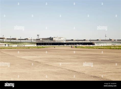 Old abandoned airport Berlin Tempelhof build by the nazi's during the second world war Stock ...