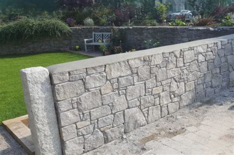 Limestone walling | Lantoom Quarry suppliers of natural cornish slate and granite building stone