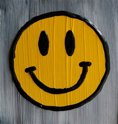 Smiley Face 1, Malerei von Simon Slater | Artmajeur