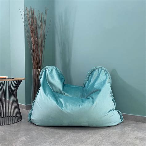 Large Bean Bag Chair Cover Love Bed Giant Bean Bag Modern - Etsy